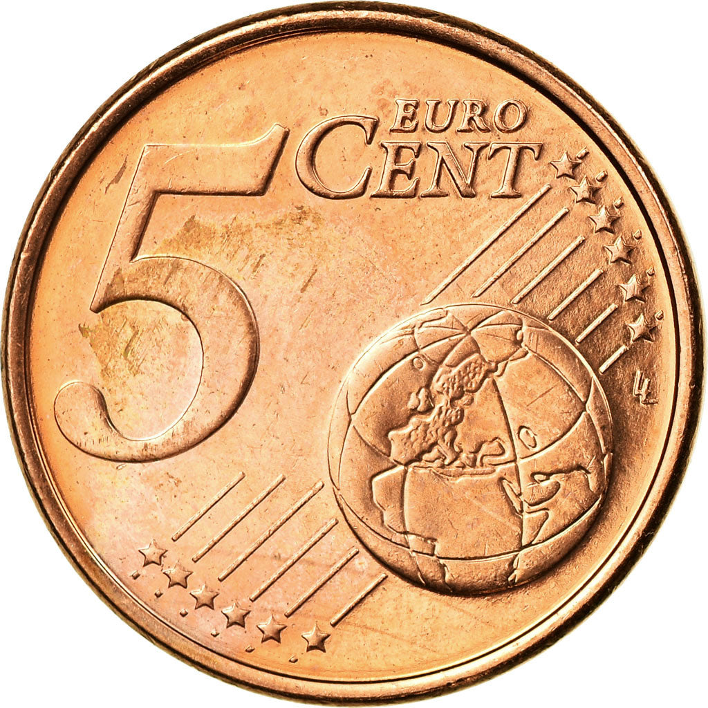 Finland, 5 Euro Cent, 2001, EF(40-45), Copper Plated Steel, KM:100