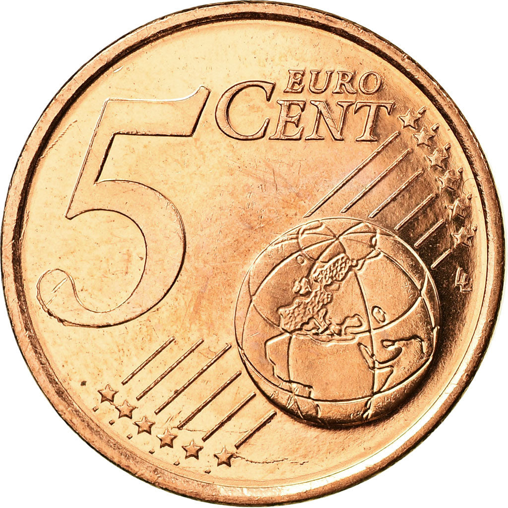 Finland, 5 Euro Cent, 2002, EF(40-45), Copper Plated Steel, KM:100