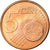 Spagna, 5 Euro Cent, 2007, SPL-, Acciaio placcato rame, KM:1042