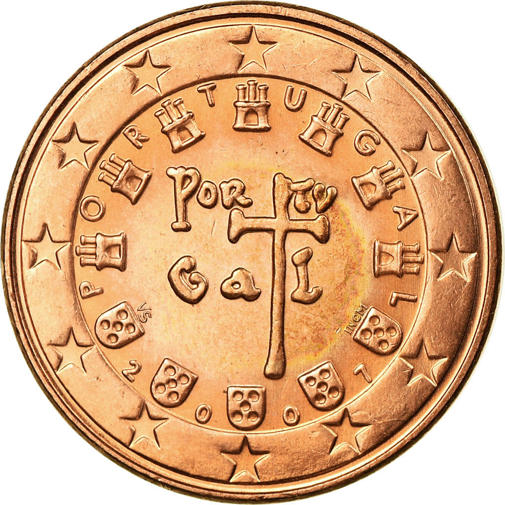 Portugal, 5 Euro Cent, 2007, SUP, Copper Plated Steel, KM:742