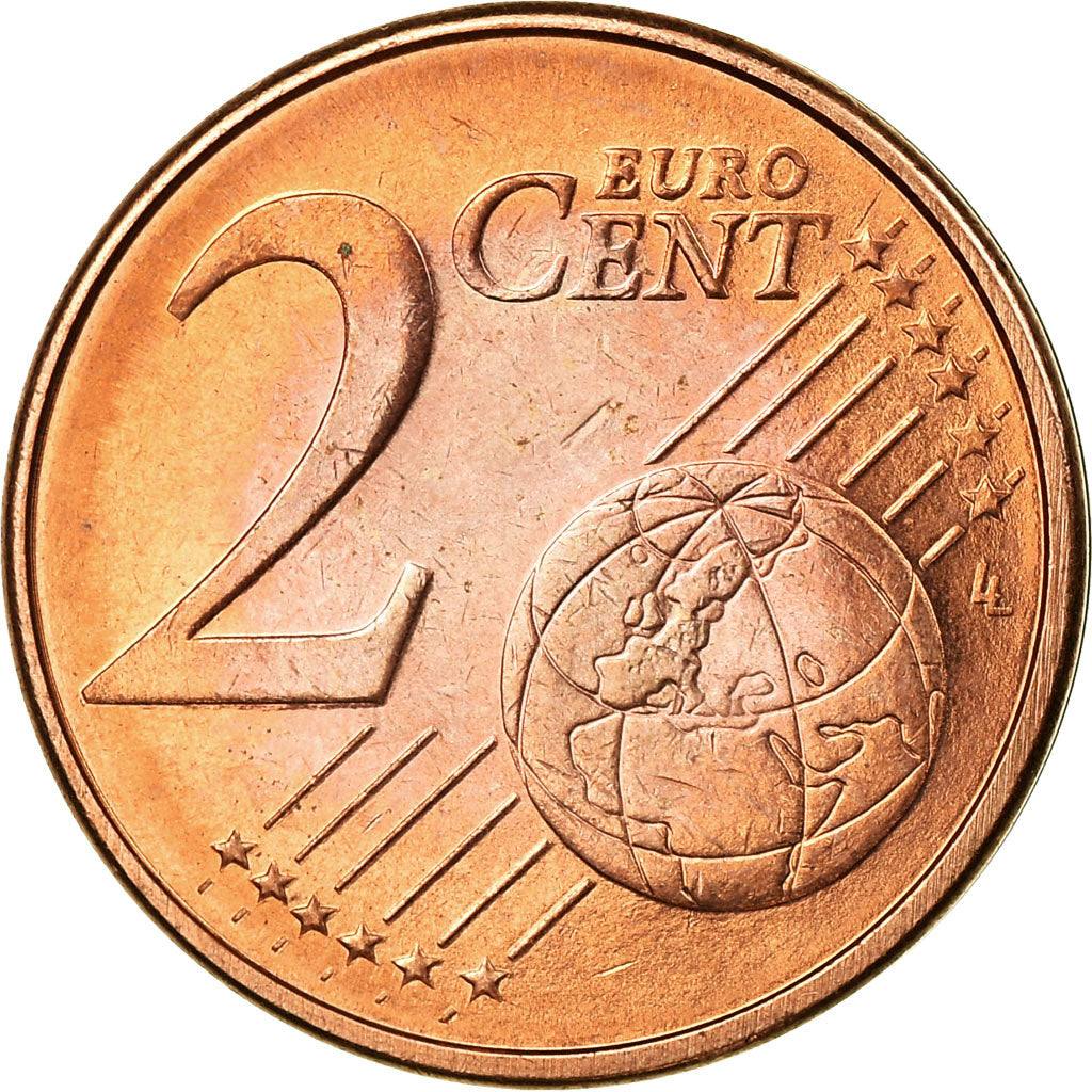 Luxembourg, 2 Euro Cent, 2004, AU(55-58), Copper Plated Steel, KM:76