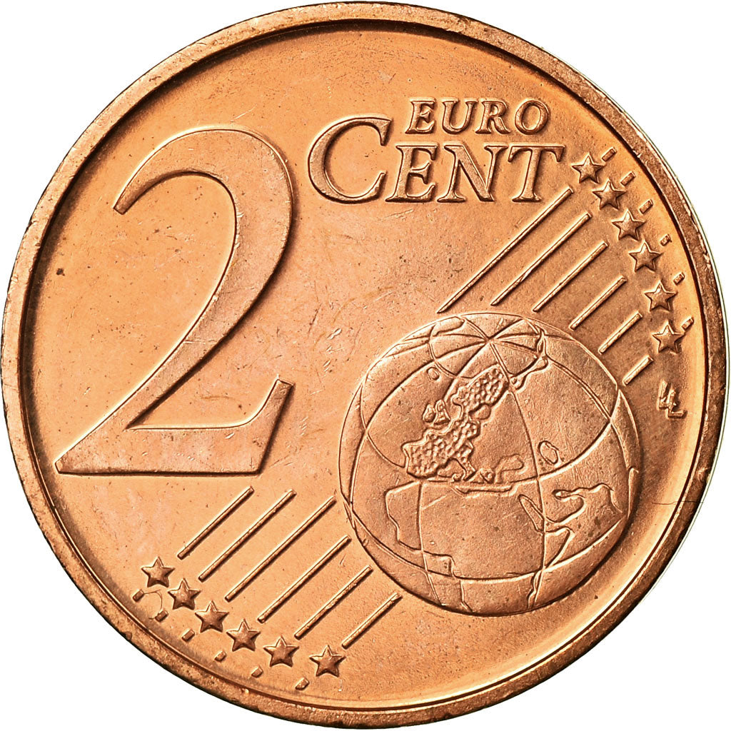 Österreich, 2 Euro Cent, 2004, VZ, Copper Plated Steel, KM:3083