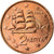 Griechenland, 2 Euro Cent, 2004, VZ, Copper Plated Steel, KM:182