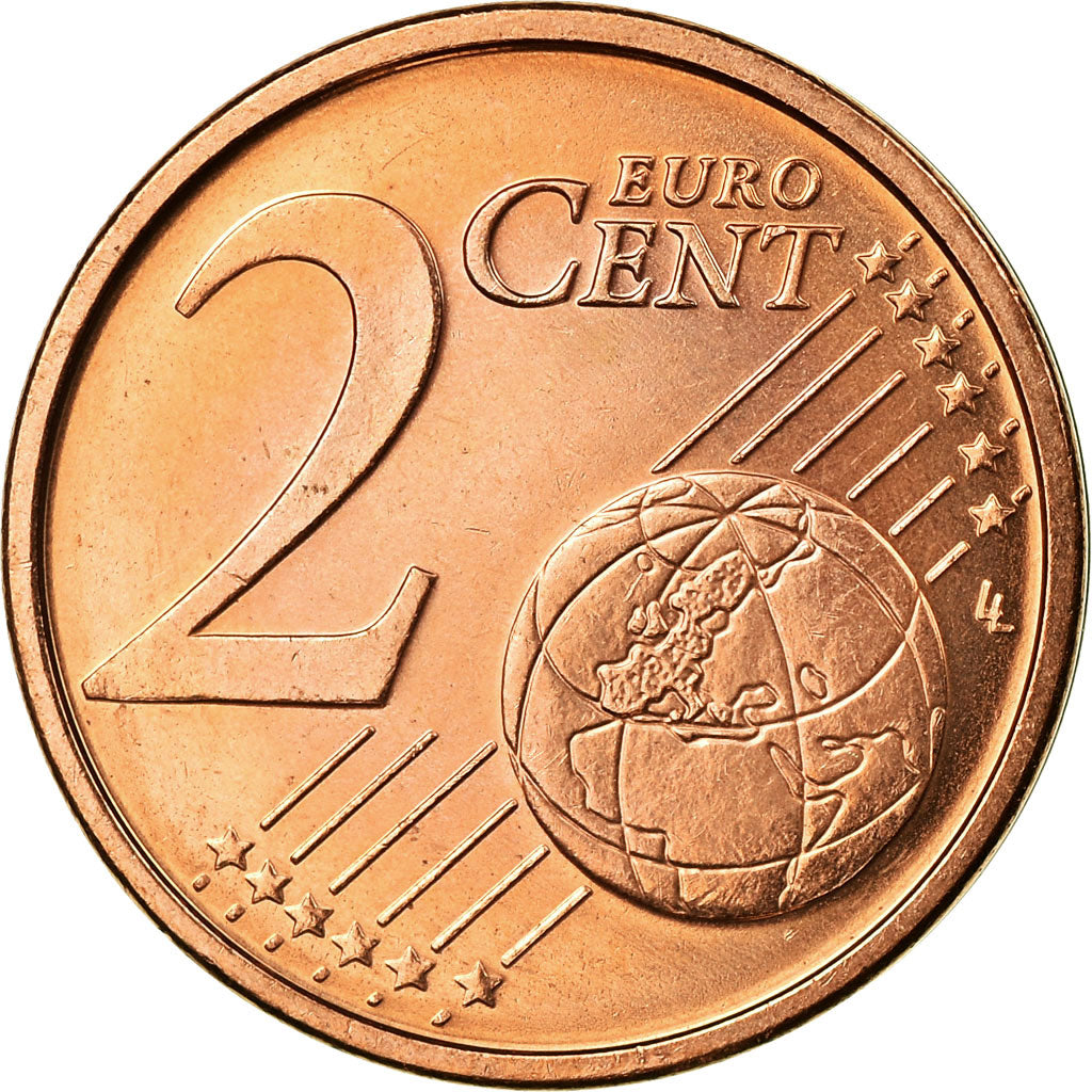 ALEMANIA - REPÚBLICA FEDERAL, 2 Euro Cent, 2004, EBC, Cobre chapado en acero