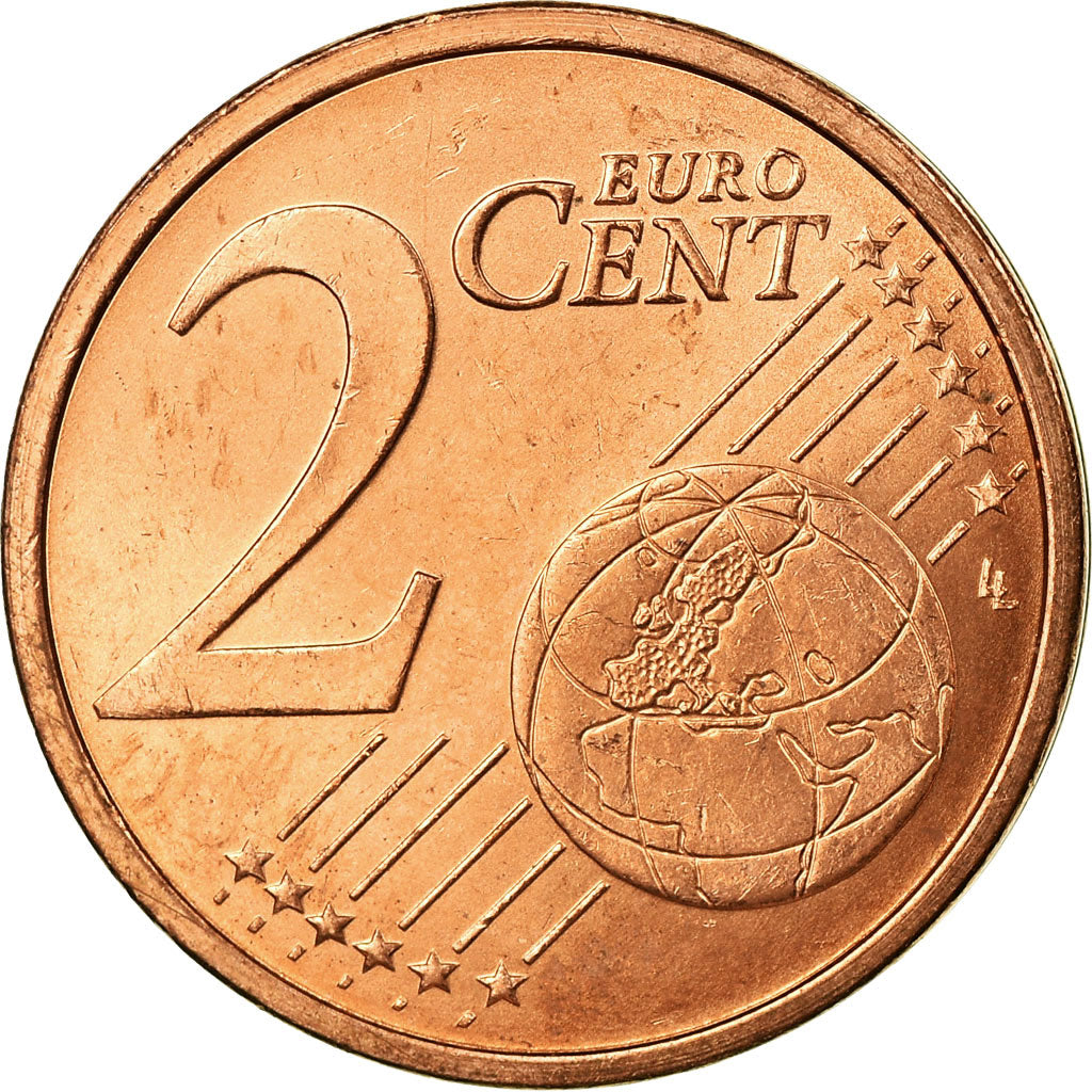Portugal, 2 Euro Cent, 2007, EF(40-45), Copper Plated Steel, KM:741