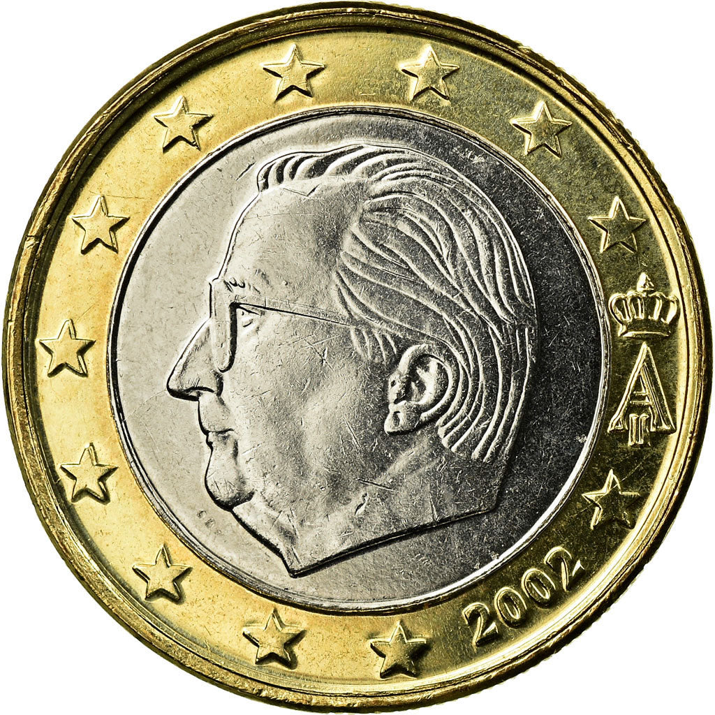België, Euro, 2002, PR, Bi-Metallic, KM:230