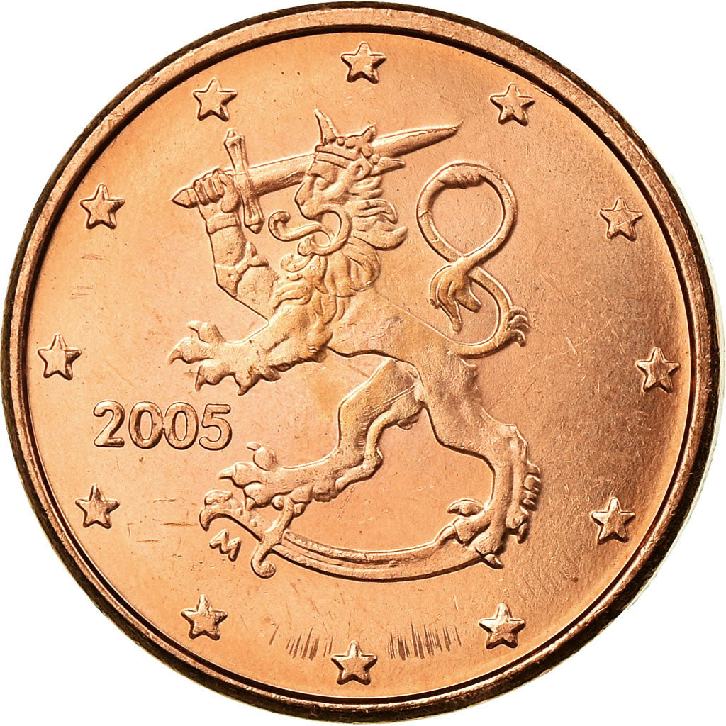 Finland, Euro Cent, 2005, EF(40-45), Copper Plated Steel, KM:98