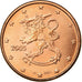 Finland, Euro Cent, 2005, EF(40-45), Copper Plated Steel, KM:98