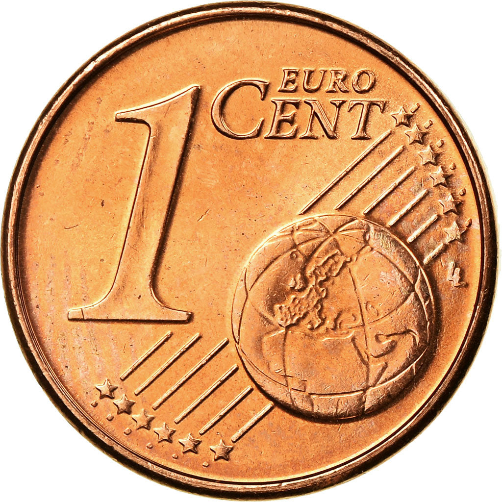 Grecia, Euro Cent, 2004, EBC, Cobre chapado en acero, KM:181