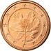 ALEMANIA - REPÚBLICA FEDERAL, Euro Cent, 2005, MBC, Cobre chapado en acero