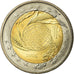 Włochy, 2 Euro, World Food Program globe, 2004, Rome, AU(55-58), Bimetaliczny