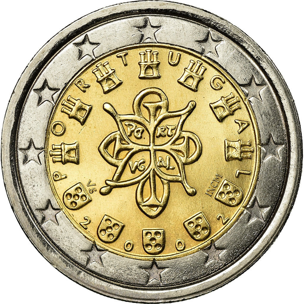 Portugal, 2 Euro, 2002, SUP, Bi-Metallic, KM:747