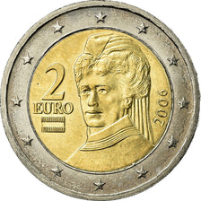 Austria, 2 Euro, Bust of Bertha von Suttner, 2006, EBC, Bimetálico, KM:3089