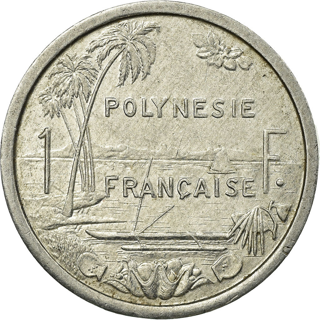 Moeda, Polinésia Francesa, Franc, 1984, Paris, EF(40-45), Alumínio, KM:11