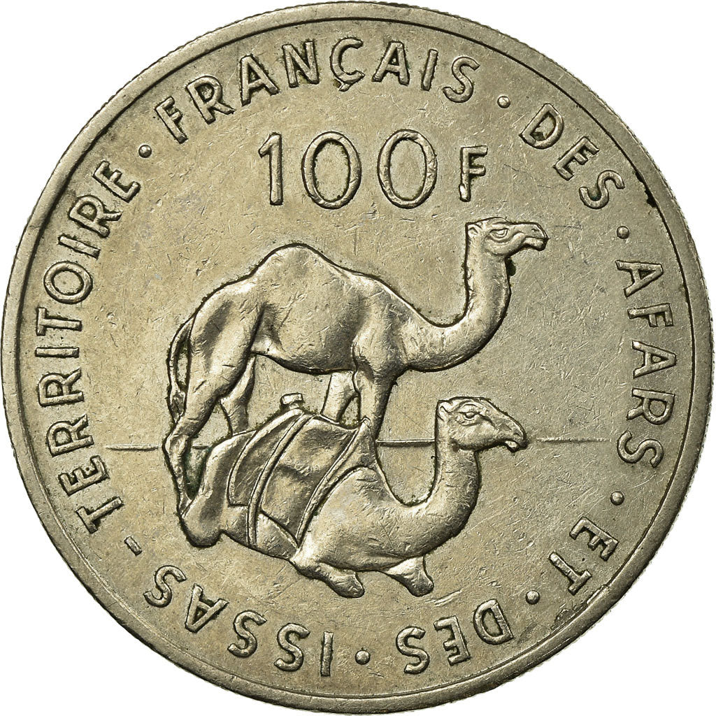 Coin, FRENCH AFARS & ISSAS, 100 Francs, 1970, Paris, EF(40-45), Copper-nickel