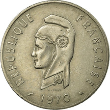 Coin, FRENCH AFARS & ISSAS, 100 Francs, 1970, Paris, EF(40-45), Copper-nickel