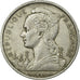 Coin, Réunion, 5 Francs, 1955, EF(40-45), Aluminum, KM:9