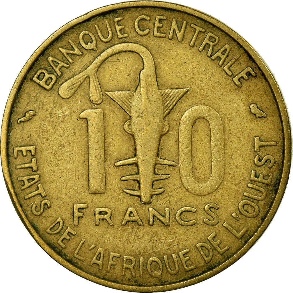 Munten, West Afrikaanse Staten, 10 Francs, 1973, Paris, ZF