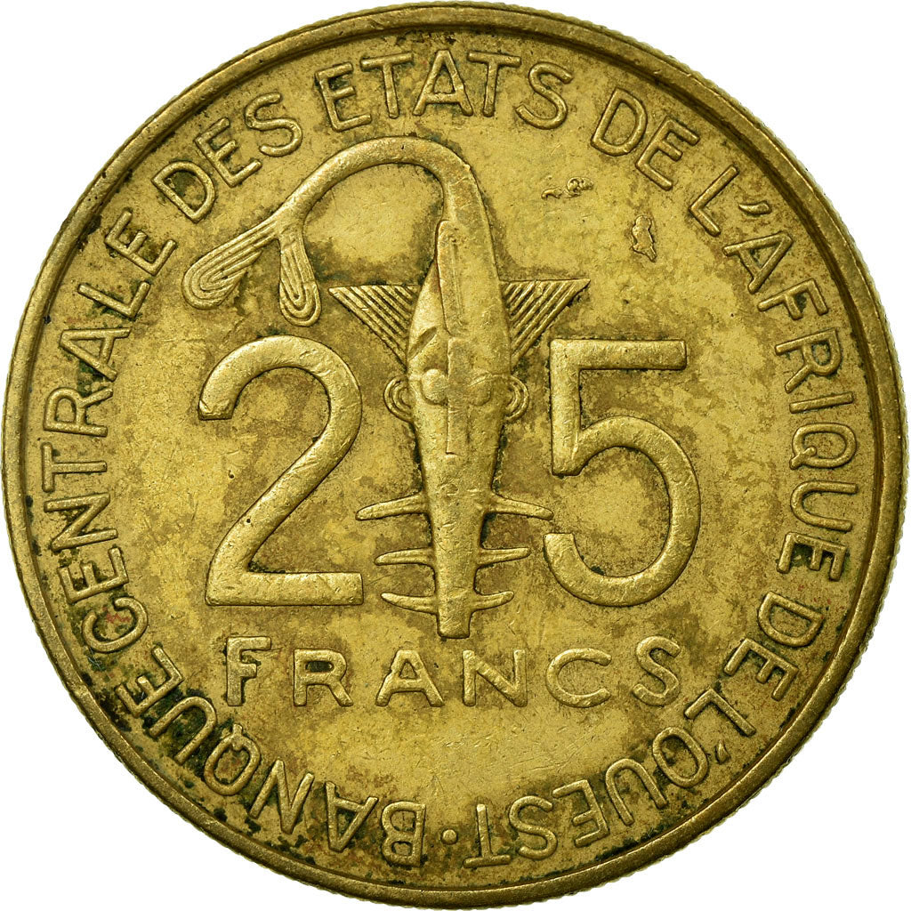 Monnaie, West African States, 25 Francs, 1972, Paris, TTB, Aluminum-Bronze, KM:5