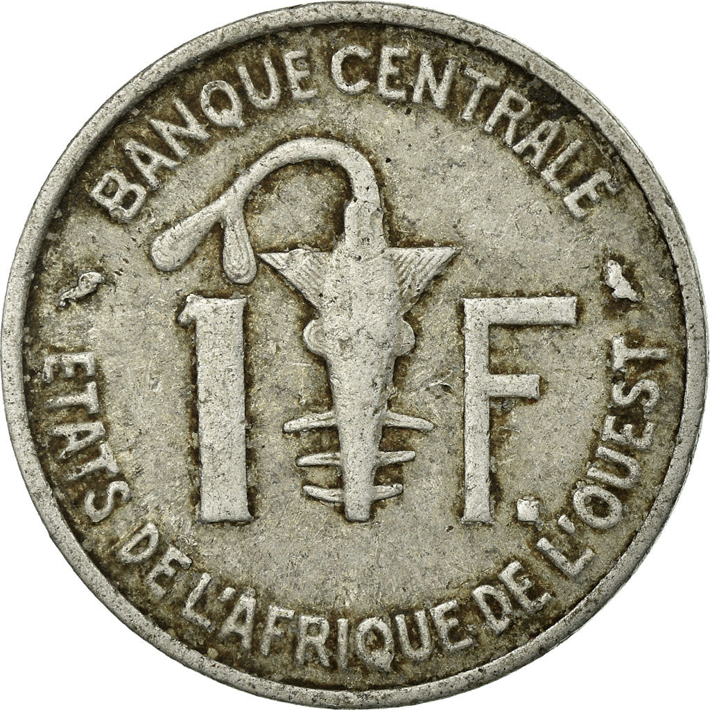 Coin, West African States, Franc, 1961, Paris, VF(20-25), Aluminum, KM:3.1