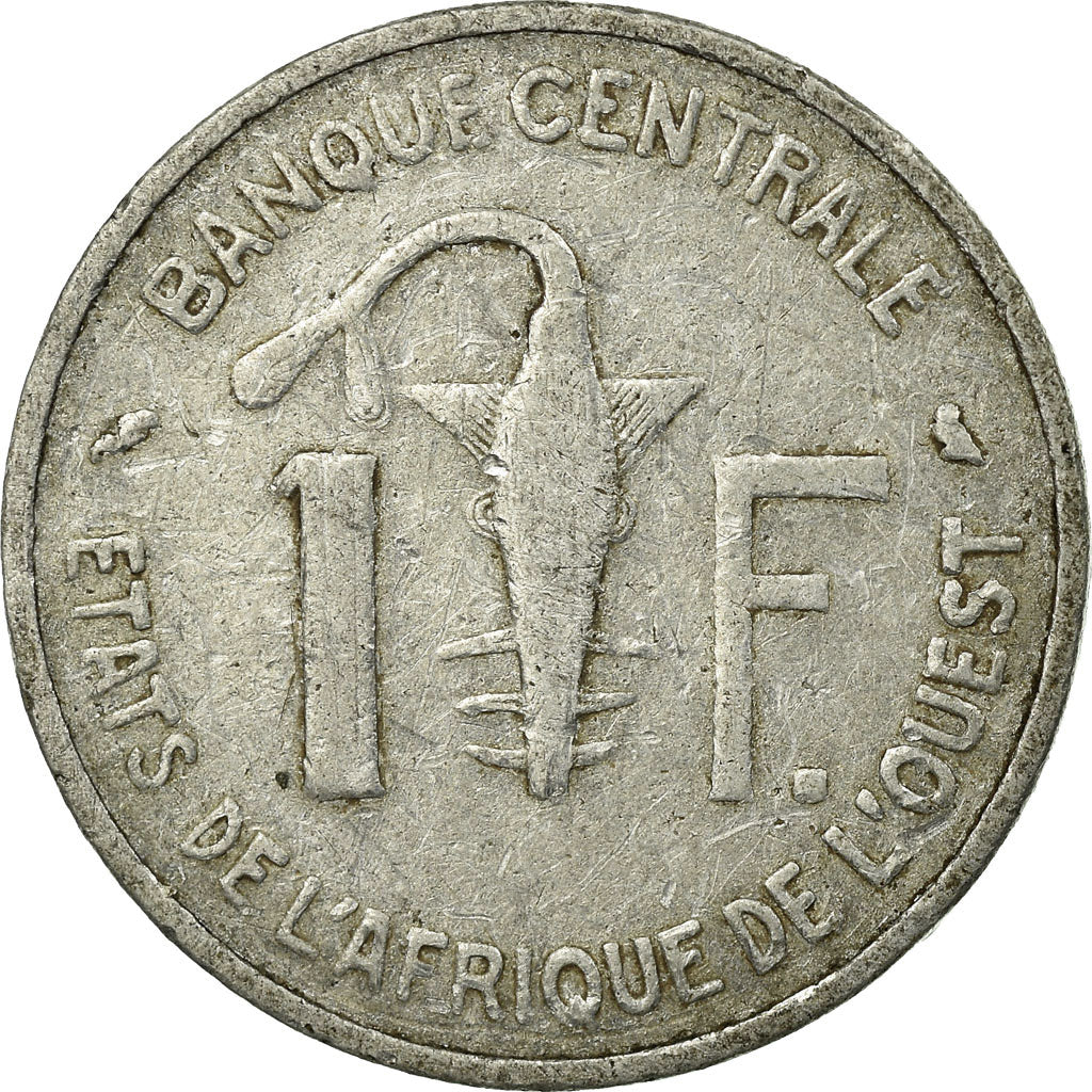 Coin, West African States, Franc, 1963, Paris, VF(20-25), Aluminum, KM:3.2