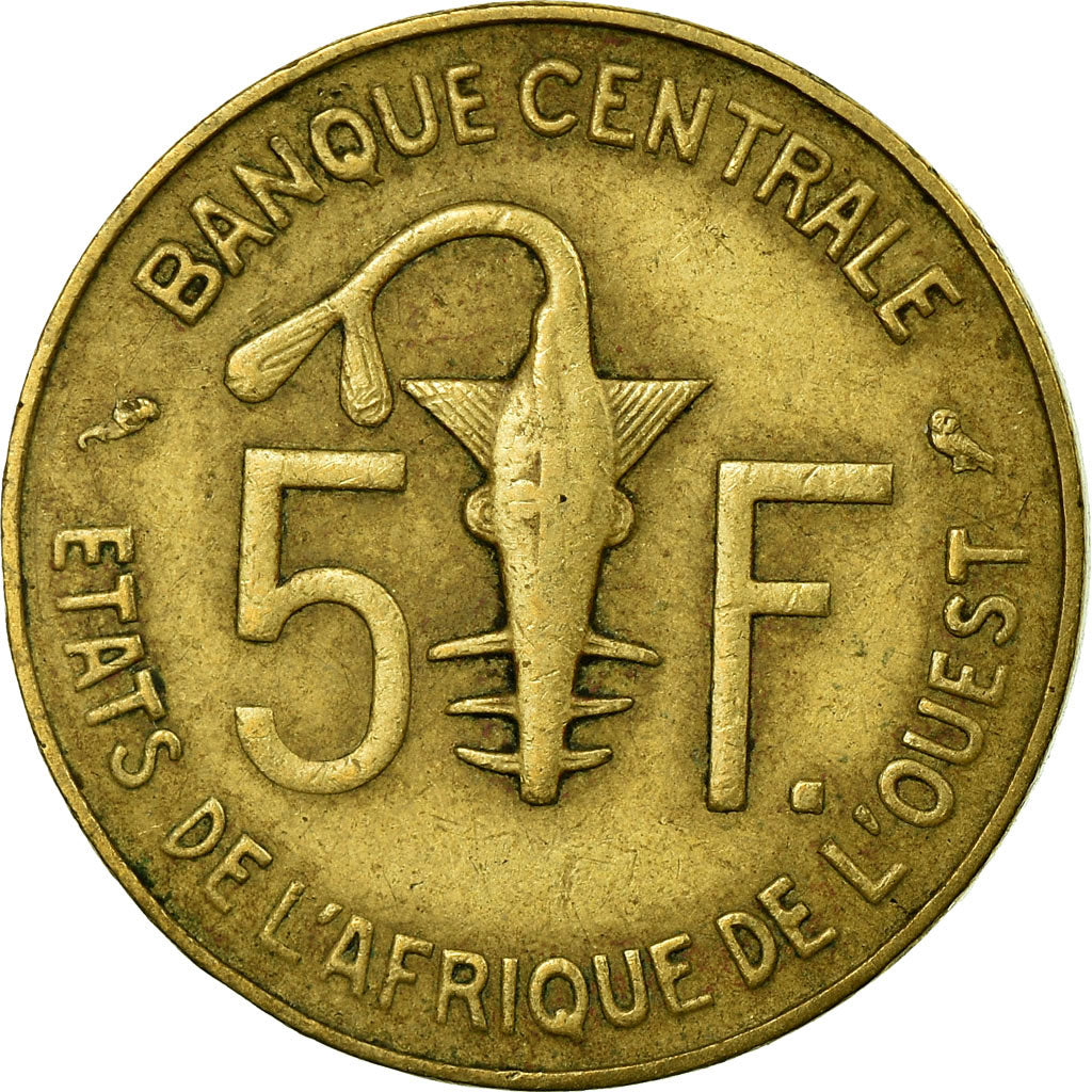 Münze, West African States, 5 Francs, 1969, Paris, SS, Aluminum-Nickel-Bronze