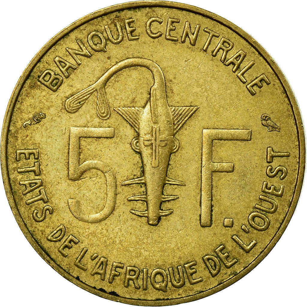 Munten, West Afrikaanse Staten, 5 Francs, 1971, Paris, ZF
