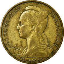 Monnaie, Madagascar, 20 Francs, 1953, Paris, TTB, Aluminum-Bronze, KM:7