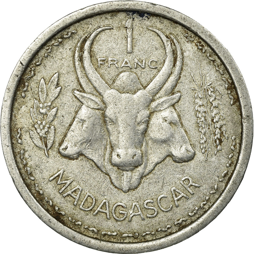 Coin, Madagascar, Franc, 1948, Paris, VF(20-25), Aluminum, KM:3