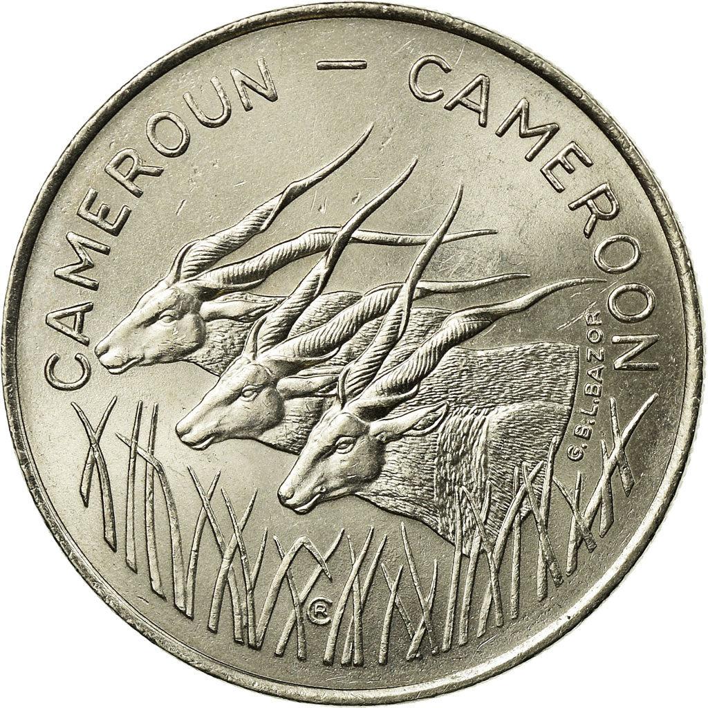 Monnaie, Cameroun, 100 Francs, 1975, Paris, TTB+, Nickel, KM:17