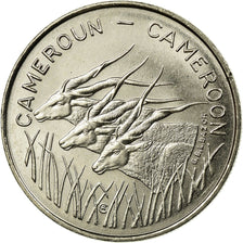 Coin, Cameroon, 100 Francs, 1975, Paris, AU(50-53), Nickel, KM:17