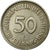 Moneda, ALEMANIA - REPÚBLICA FEDERAL, 50 Pfennig, 1981, Stuttgart, MBC, Cobre -