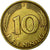 Munten, Federale Duitse Republiek, 10 Pfennig, 1985, Stuttgart, ZF, Brass Clad