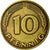 Munten, Federale Duitse Republiek, 10 Pfennig, 1987, Stuttgart, ZF, Brass Clad