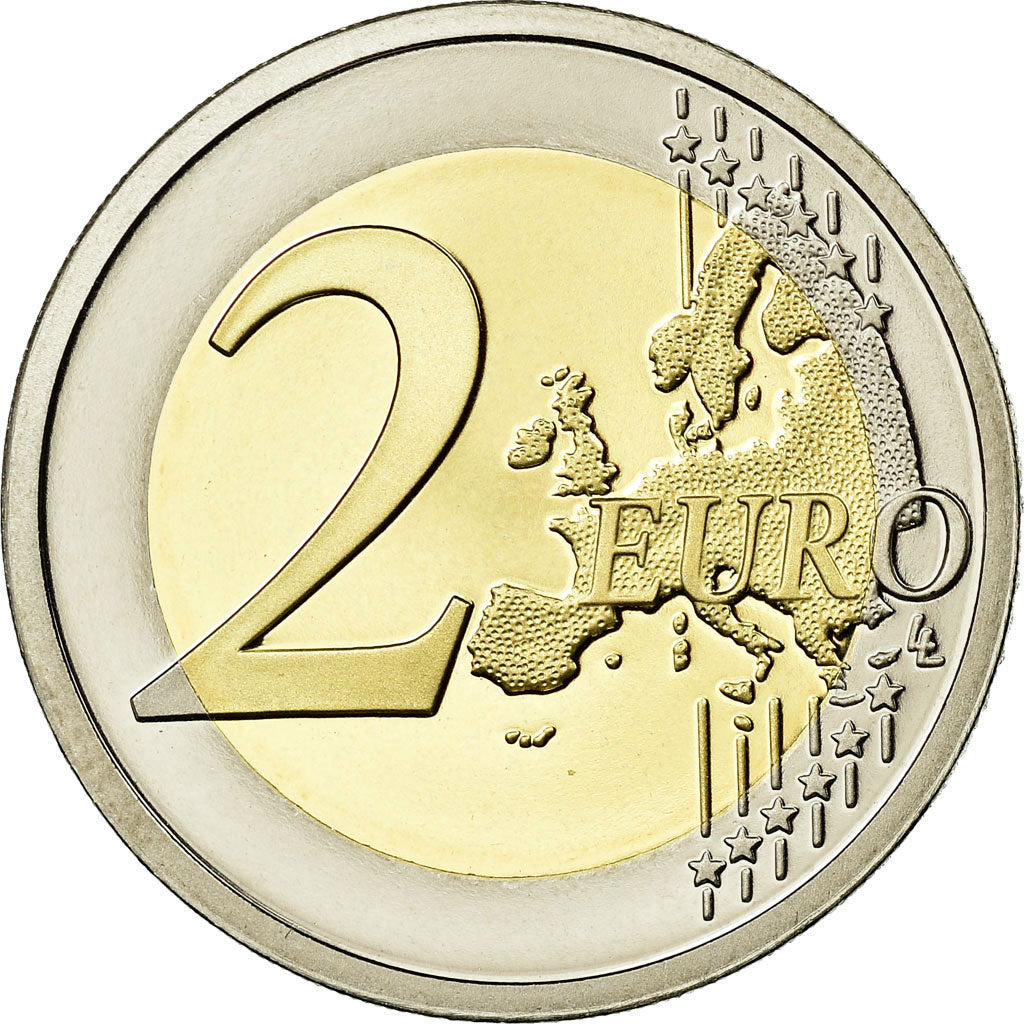 San Marino, 2 Euro, 2008, MS(65-70), Bi-Metallic, KM:486