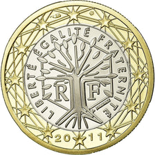 France, Euro, 2011, MS(65-70), Bi-Metallic, KM:1413