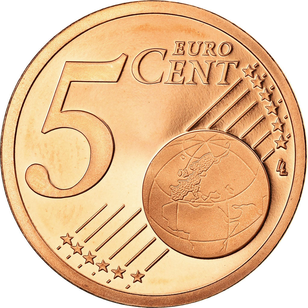 France, 5 Euro Cent, 2011, BE, FDC, Copper Plated Steel, KM:1284
