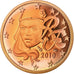 France, 2 Euro Cent, 2010, BE, FDC, Copper Plated Steel, KM:1283
