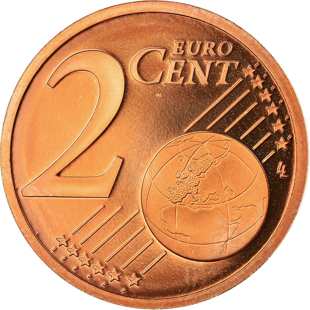 France, 2 Euro Cent, 2010, BE, FDC, Copper Plated Steel, KM:1283