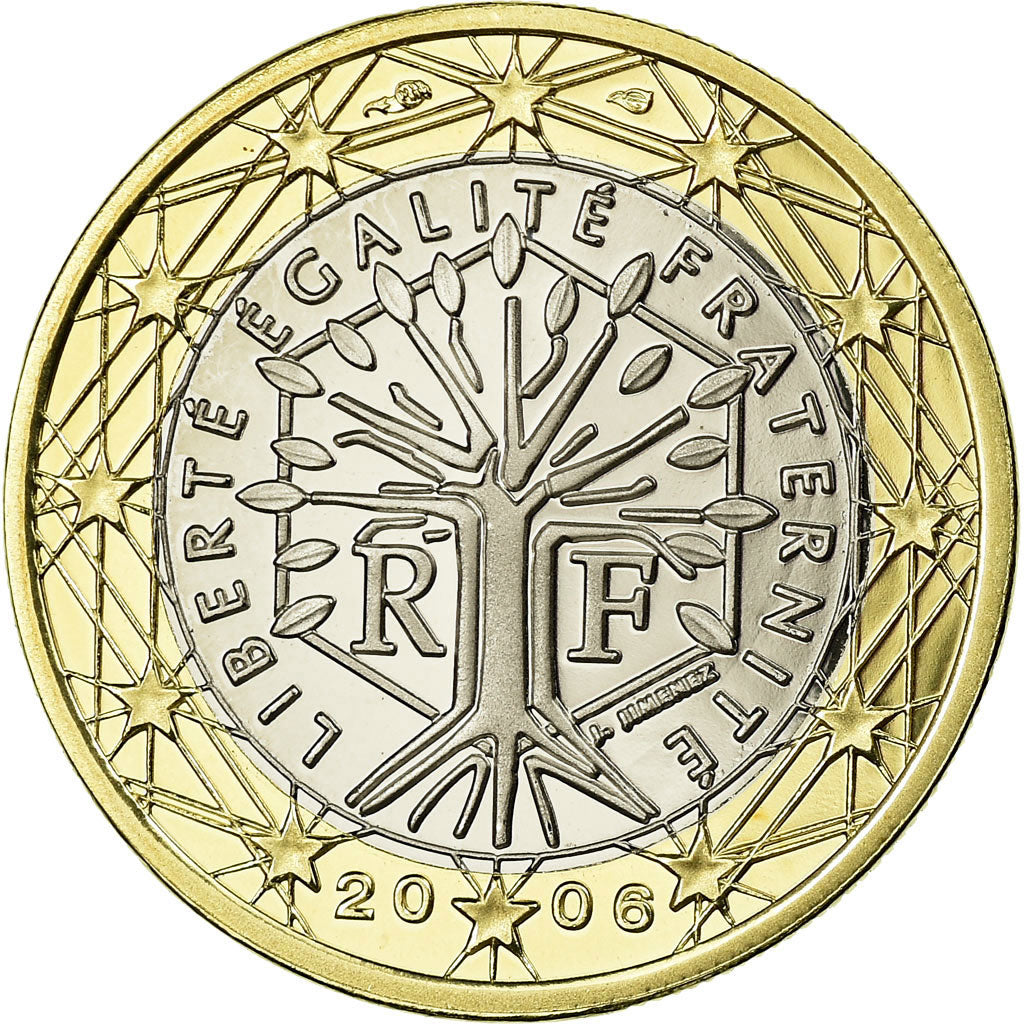 France, Euro, 2006, BE, MS(65-70), Bi-Metallic, KM:1288