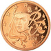 France, Euro Cent, 2006, MS(65-70), Copper Plated Steel, KM:1282