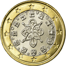 Portugal, Euro, 2003, AU(55-58), Bi-Metallic, KM:746