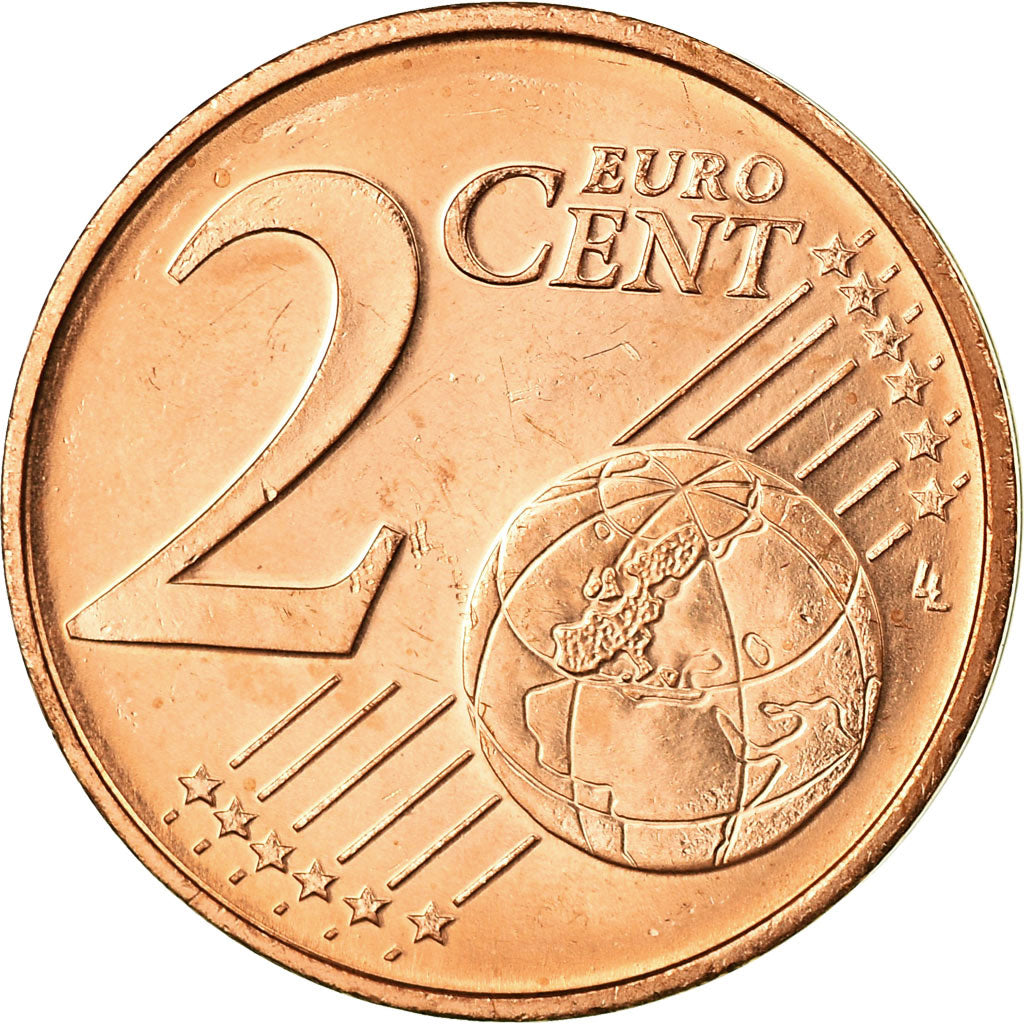 Austria, 2 Euro Cent, 2002, Vienna, AU(55-58), Miedź platerowana stalą