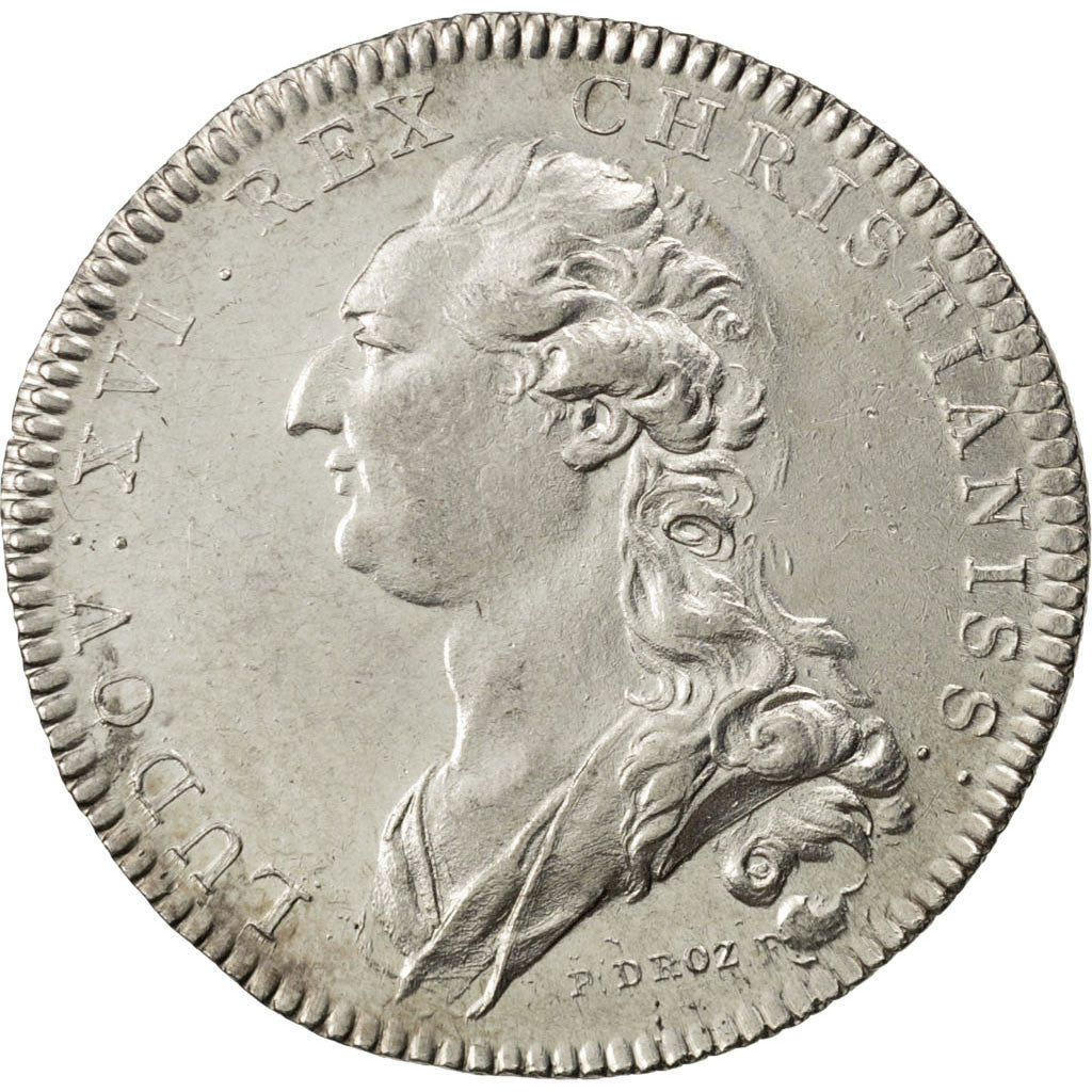 France, Royal, Token, 1776, MS(60-62), Silver, Feuardent #9123, 8.03