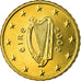 REPUBLIKA IRLANDII, 10 Euro Cent, 2002, AU(55-58), Mosiądz, KM:35