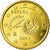 Spagna, 50 Euro Cent, 2001, SPL-, Ottone, KM:1045