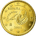 Spanje, 50 Euro Cent, 2001, PR, Tin, KM:1045