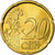 Spagna, 20 Euro Cent, 1999, SPL-, Ottone, KM:1044