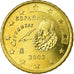 España, 10 Euro Cent, 2003, EBC, Latón, KM:1043