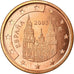 Spanje, 5 Euro Cent, 2003, ZF, Copper Plated Steel, KM:1042